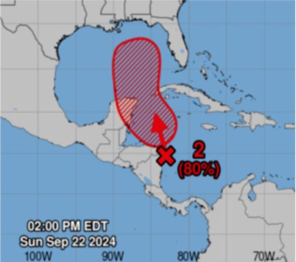 Developing storm